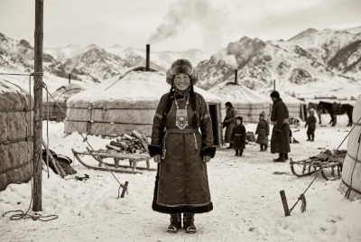 Campement familial dans la vallée de Darkhad
